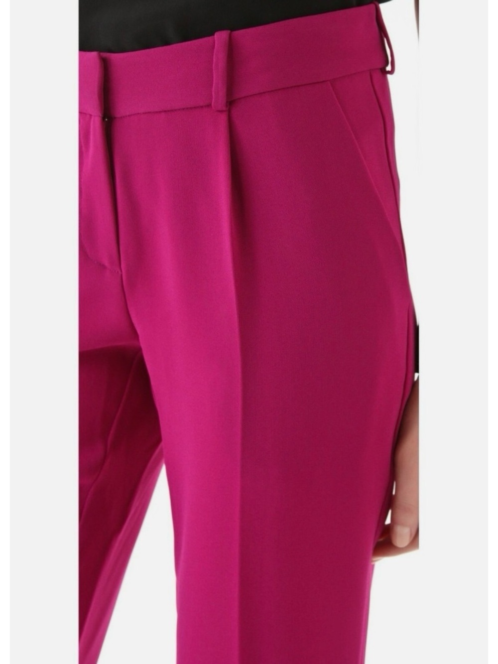 Diane von Furstenberg Fuchsia Jacques Cady Crepe Pant - size 2